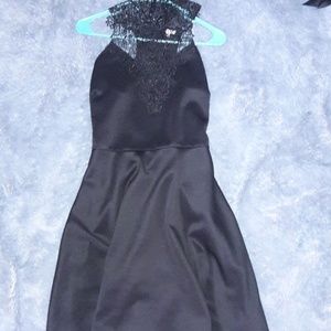 Black laced dress